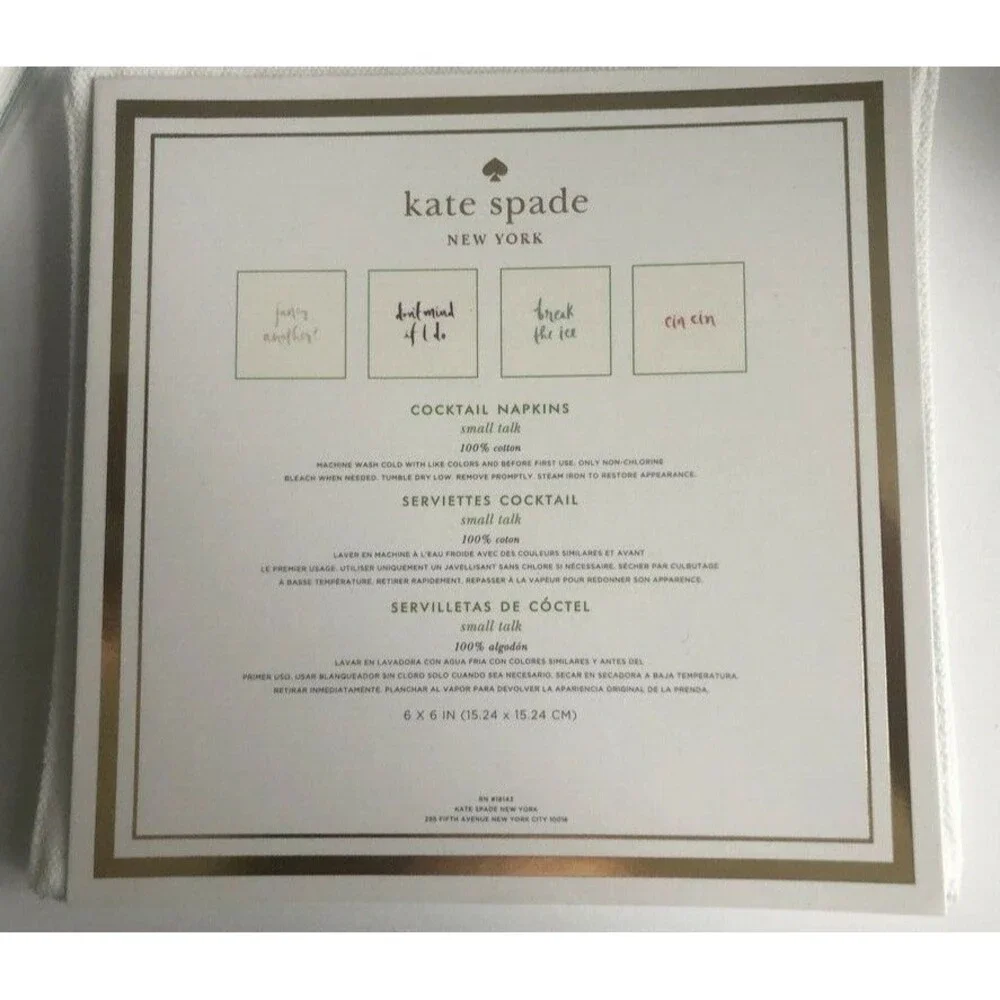 kate spade Small Talk Cotton 6